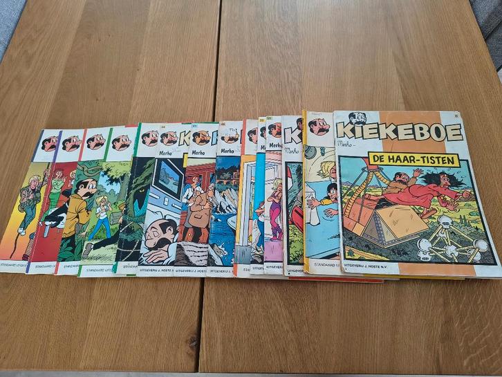 Kiekeboe strips, Boeken, Stripverhalen, Gelezen, Ophalen of Verzenden