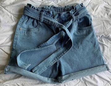 Jeansshort meisjes lichtblauw Zeeman maat 152