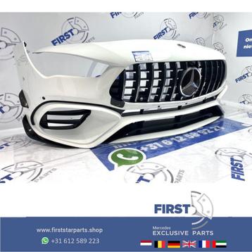 W118 CLA45 CLA45S AMG AERO VOORBUMPER WIT + GT GRIL ORIGINEE beschikbaar voor biedingen