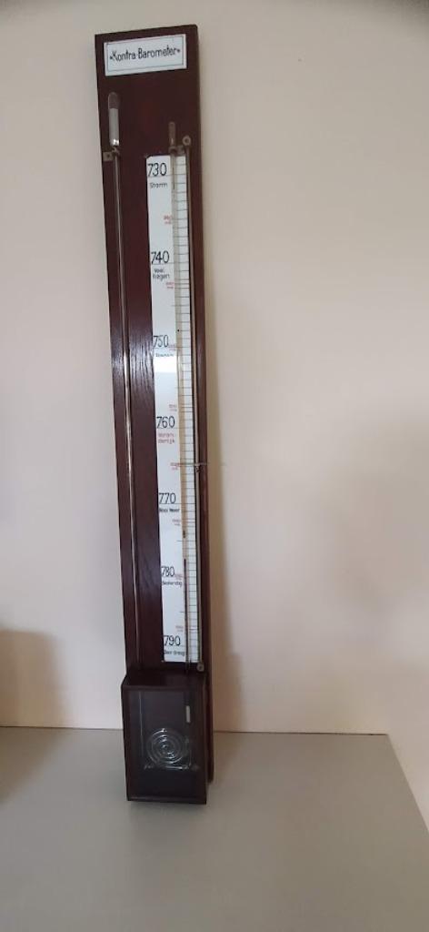 Kontra barometer, Audio, Tv en Foto, Weerstations en Barometers, Gebruikt, Barometer, Ophalen