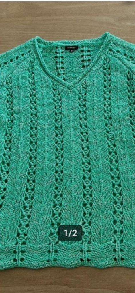 Zomerse Trui merk Caroline Biss - M36, Kleding | Dames, Truien en Vesten, Maat 36 (S), Groen, Ophalen of Verzenden