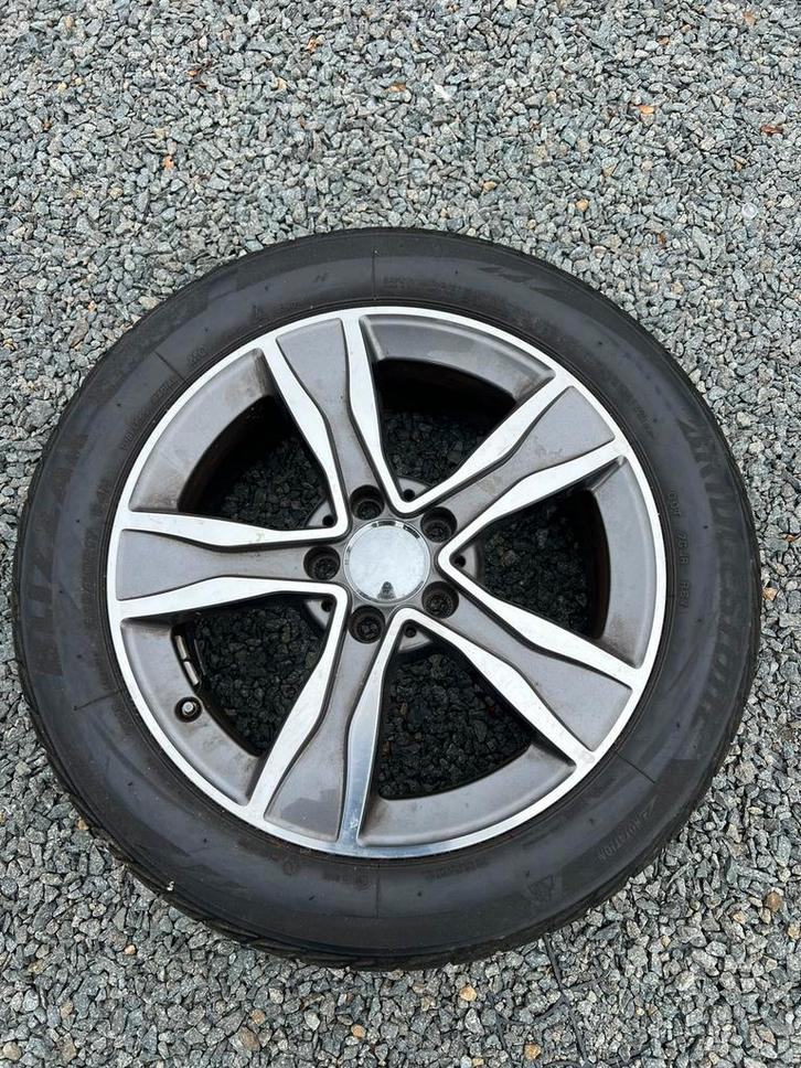 Mercedes velgen met Bridgestone winterbanden 225/50/17!, Auto-onderdelen, Banden en Velgen, Band(en), Winterbanden, 17 inch, 225 mm