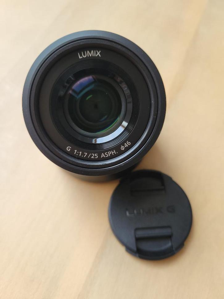 Panasonic Lumix G 25mm f/1.7 ASPH, Audio, Tv en Foto, Fotocamera's Digitaal, Zo goed als nieuw, Compact, Overige Merken, Geen optische zoom