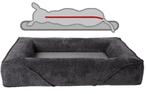 Orthopedische Hondenmand Korfu Antraciet L, Dieren en Toebehoren, Ophalen, Nieuw, Pluche