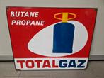 Emaille reclamebord totalgaz, Comme neuf, Enlèvement ou Envoi, Panneau publicitaire