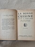 La bonne cuisine de Mme E. Saint-Ange -1929 Larousse, Mme E. Saint-Ange, Verzenden, Europa, Hoofdgerechten