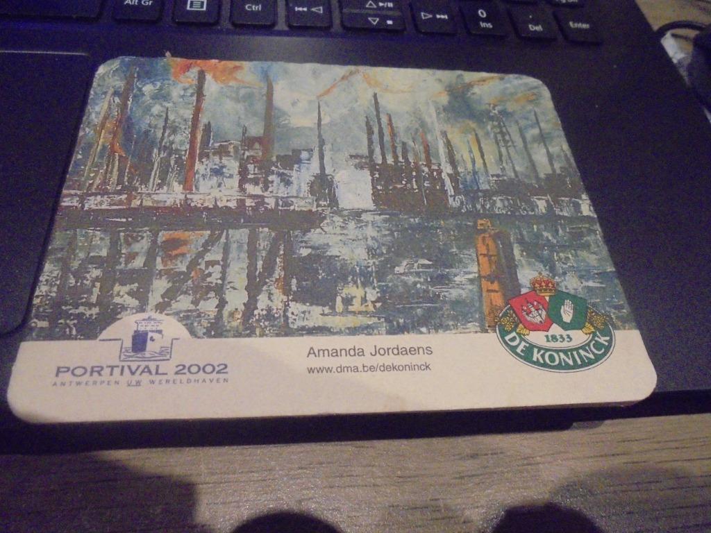 De Koninck - portival 2002, Ophalen of Verzenden, Zo goed als nieuw, Viltje(s), De Koninck