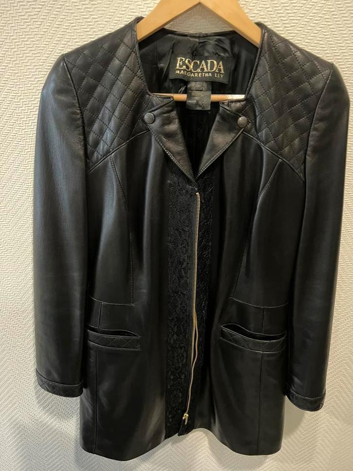 Escada Ledere vest escada. Zacht leder taille 36, Vêtements | Femmes, Vestes | Hiver, Neuf, Taille 36 (S), Enlèvement ou Envoi