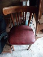 vintage stoel, Huis en Inrichting, Gebruikt, Vintage, Eén, Rood