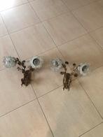 Wandverlichting, 2 stuks, Ophalen, Gebruikt, Glas