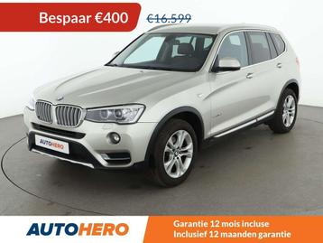 BMW X3 sDrive 18d (bj 2015), Auto's, BMW, Achterwielaandrijving, 110 kW, Overige kleuren, Leder