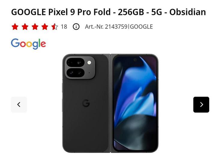 Google pixels 9 pro fold, Télécoms, Téléphonie mobile | Marques Autre, Enlèvement ou Envoi