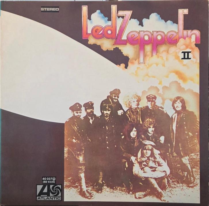 LP Led Zeppelin 2, pressage allemand de la fin des années 70, CD & DVD, Vinyles | Rock, Utilisé, Pop rock, Enlèvement ou Envoi