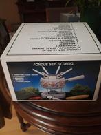 fondue-set, Ophalen, Gebruikt, Brander, Fondueset
