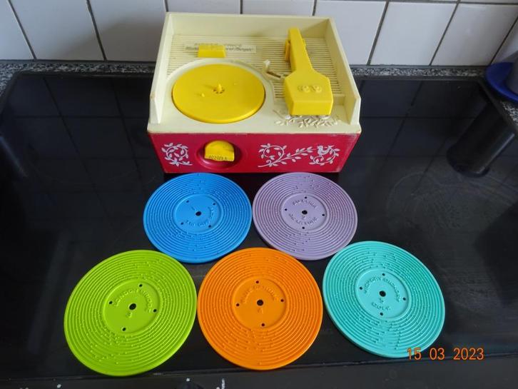 Fisher Price Music Box Platenspeler.*VOLLEDIG*VINTAGE*, Kinderen en Baby's, Speelgoed | Fisher-Price, Met geluid, Ophalen of Verzenden