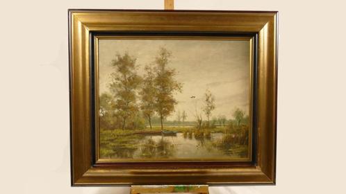 Schilderij, olie op doek. Gien Brouwer, Antiek en Kunst, Kunst | Schilderijen | Klassiek, Ophalen of Verzenden