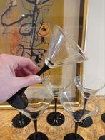 Vintage set van negen martini of cocktail glazen Luminarc, Verzamelen, Glas en Drinkglazen, Ophalen of Verzenden, Zo goed als nieuw