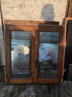 Massief houten ramen dubbel glas, Doe-het-zelf en Bouw, Raamkozijnen en Schuifdeuren, Ophalen, Zo goed als nieuw