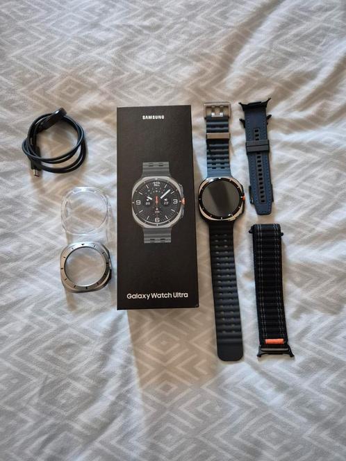 Samsung Watch Ultra, Handtassen en Accessoires, Smartwatches, Zo goed als nieuw, Android, Blauw, Afstand, Calorieverbanding, Conditie