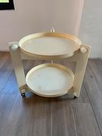 Beige ABS cart by Luigi Massoni for iGuzzini, 1960s, Ophalen, Zo goed als nieuw