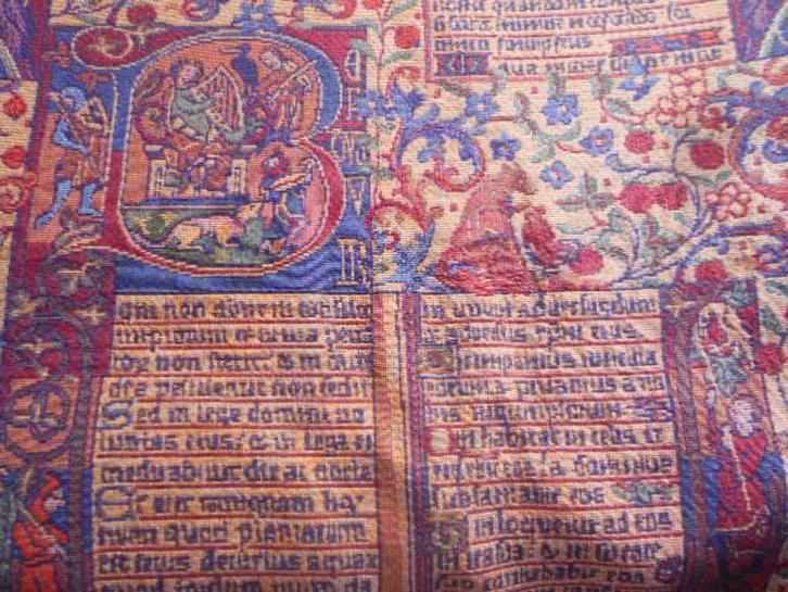 textiel, ethnisch, batik, tapijt, sloop, Huis en Inrichting, Stoffering | Tapijten en Vloerkleden, Gebruikt, Zwart, Rood, Ophalen of Verzenden