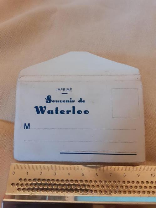 vintage mini cartes souvenir en accordéon de Waterloo, Verzamelen, Postkaarten | België, Ongelopen, Waals-Brabant, 1940 tot 1960