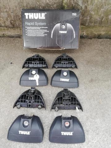 Thule rapid system 753 : pieds pour barres de toit, Enlèvement, Comme neuf