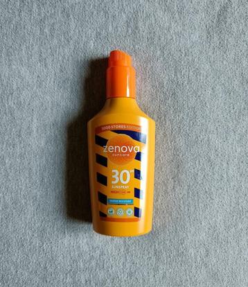 Nieuw! - Zonnecrème - Zenova - 30 SPF - Water Resistant - €4 beschikbaar voor biedingen