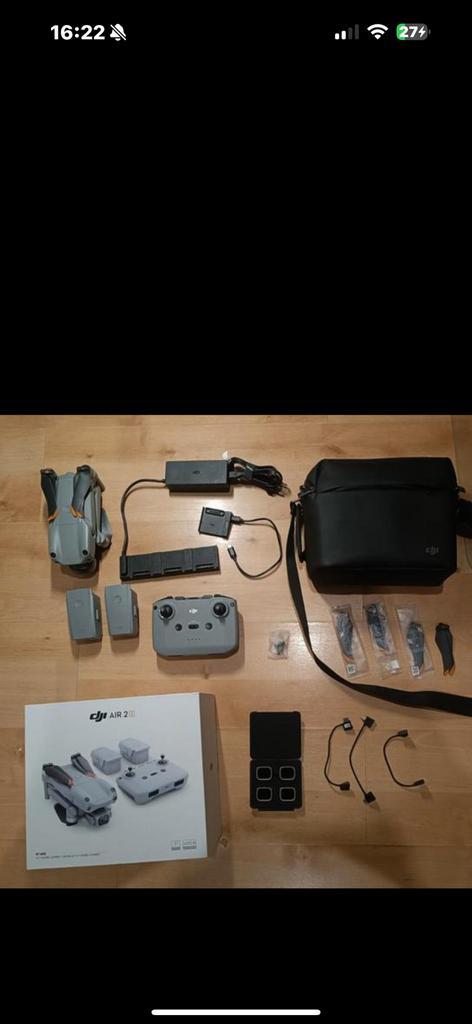 DJI Air 2S Fly More Combo 6 batterijen, Audio, Tv en Foto, Drones, Zo goed als nieuw, Ophalen