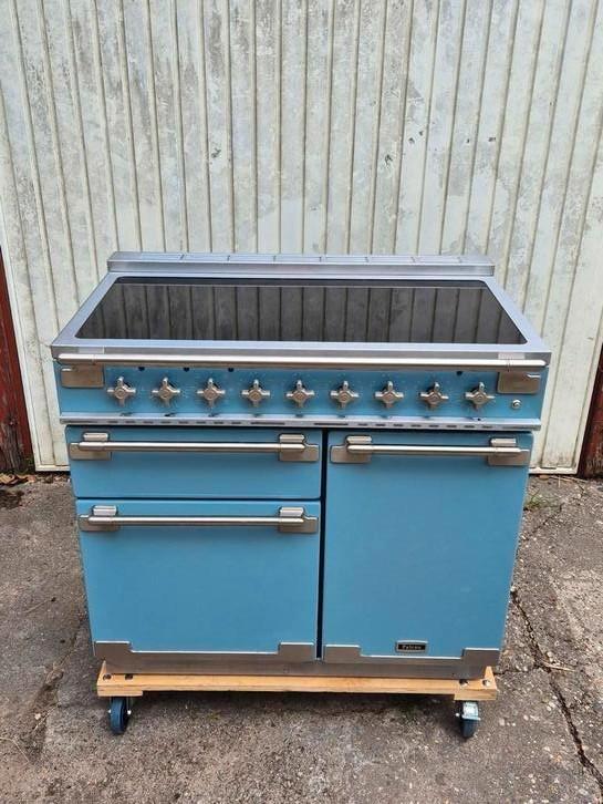 Falcon Elise 100 inductie China bleu, Elektronische apparatuur, Fornuizen, Zo goed als nieuw, Inductie, Ophalen of Verzenden