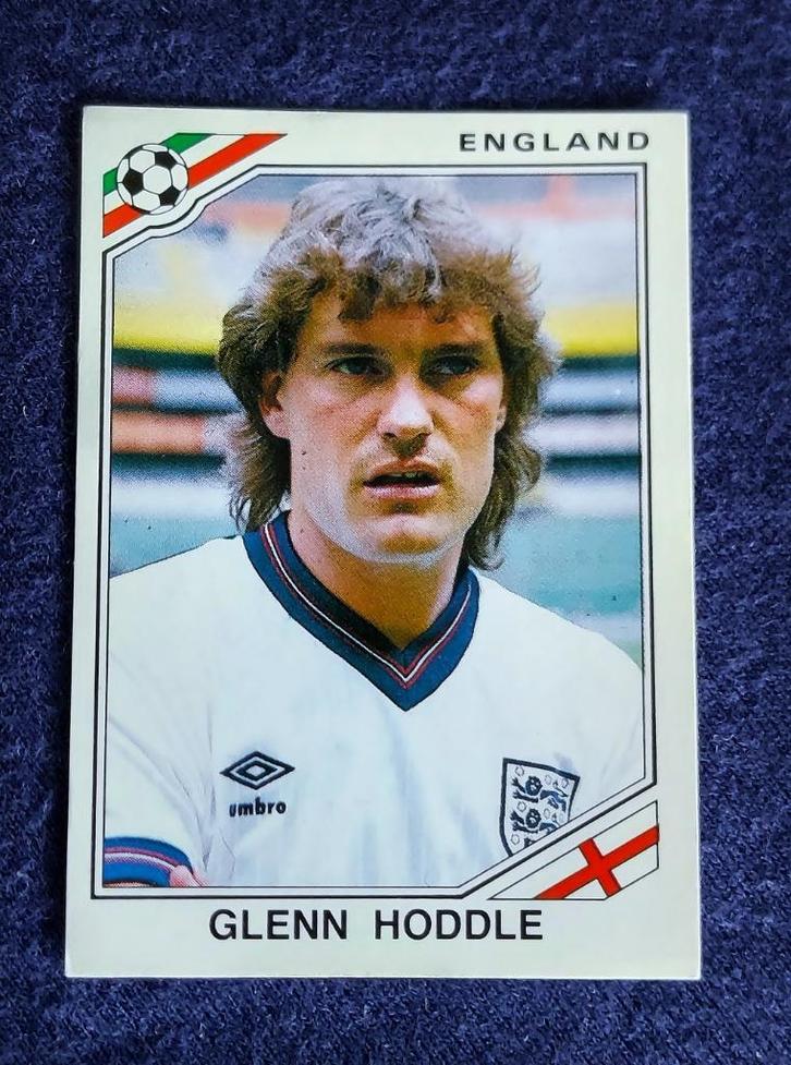 Panini sticker voetbal ' WK Mex 1986 - Glenn Hoddle '  #411, Verzamelen, Sportartikelen en Voetbal, Nieuw, Poster, Plaatje of Sticker
