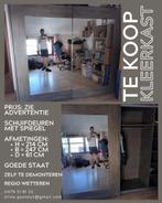 Kleerkast met schuifdeuren en spiegel, Huis en Inrichting, Kasten | Kleerkasten, Ophalen, Gebruikt, 200 cm of meer, Met hangruimte