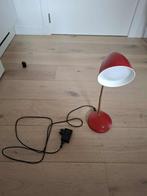 Set of two IKEA table/desk lamps (red and black), Ophalen, Overige materialen, The arm and shade are adjustable, Zo goed als nieuw