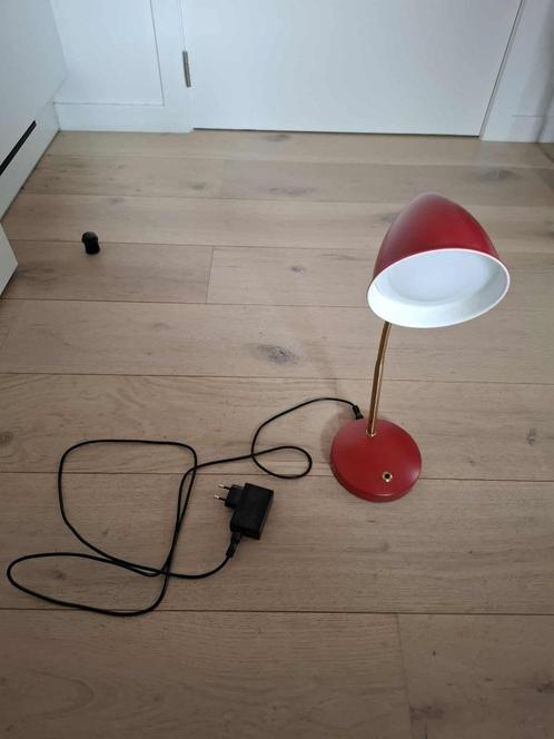 Set of two IKEA table/desk lamps (red and black), Huis en Inrichting, Lampen | Tafellampen, Zo goed als nieuw, Minder dan 50 cm