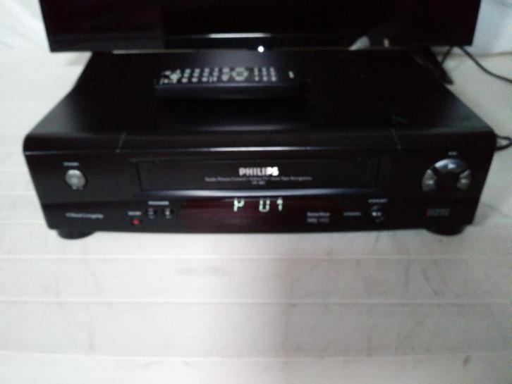 Philips VR485 Turbo Drive video recorder met SP/LP, Audio, Tv en Foto, Videospelers, Gebruikt, VHS-speler of -recorder, Ophalen of Verzenden