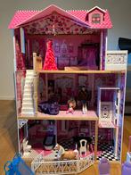 Kidcraft poppenhuis -houten barbiehuis met accessoires, Kinderen en Baby's, Speelgoed | Poppenhuizen, Ophalen, Gebruikt, Poppenhuis