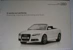 Audi range Financing 2010 Brochure Catalogue Prospekt