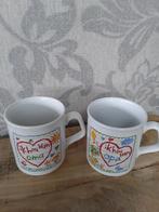 Deux tasses avec texte I love grandma et I love papy, Enlèvement ou Envoi