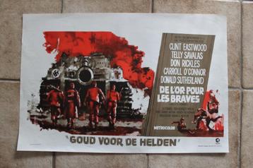 filmaffiche Clint Eastwood Kelly's Heroes 1970 filmposter beschikbaar voor biedingen