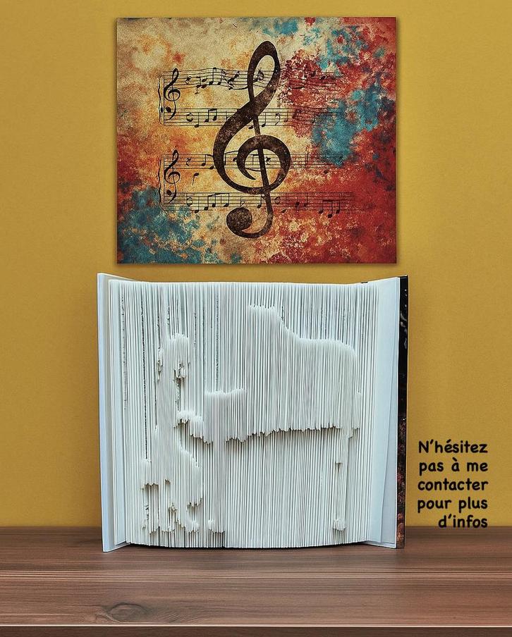 Cadeau unique fait en main, Antiek en Kunst, Kunst | Schilderijen | Abstract, Ophalen of Verzenden