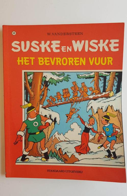 N 141 - Het bevroren vuur (eerste druk uit 01/03/1973), Boeken, Stripverhalen, Zo goed als nieuw, Eén stripboek, Ophalen of Verzenden