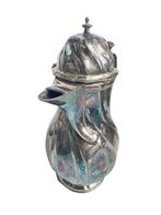 19e eeuwse Duitse antieke kruik met engelenstempel, Ophalen of Verzenden, Zilver