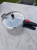 snelkookpan, Huis en Inrichting, Keuken | Potten en Pannen, Keramische plaat, Aluminium, Zo goed als nieuw, Ophalen