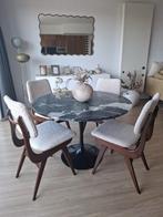 vintage eetkamerstoelen ontworpen luois van Teeffelen, Ophalen, Zo goed als nieuw, Vier