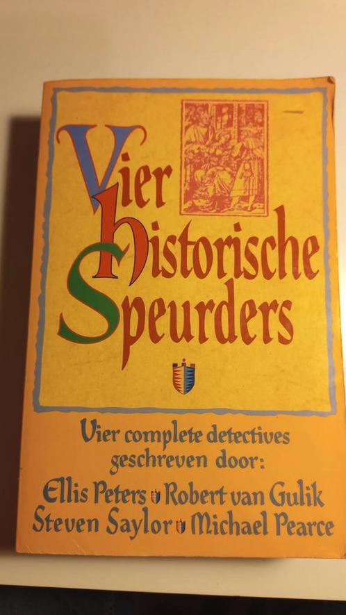 Vier historische speurders., Boeken, Detectives, Gelezen, Ophalen of Verzenden