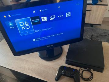 Playstation 4 slim met monitor beschikbaar voor biedingen