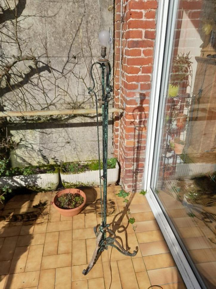 Pied fer forgé art déco, Antiek en Kunst, Antiek | Kandelaars, Overige materialen, Ophalen