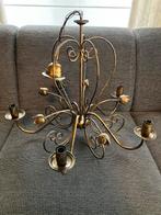 Plafond verlichting luchter bronzenkleurig, Huis en Inrichting, Lampen | Kroonluchters, Ophalen, Zo goed als nieuw