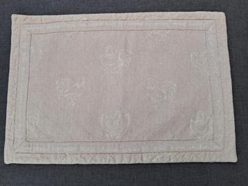 te koop : 4 stoffen placemats beschikbaar voor biedingen