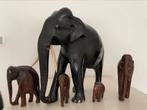 Ensemble d'éléphants en bois, Antiquités & Art, Enlèvement ou Envoi